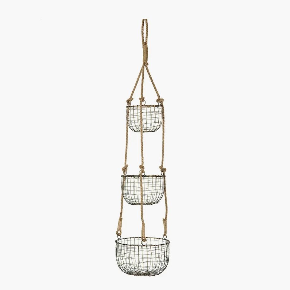 Korgar Metall 3-set Häng Antik Mässing 30%
