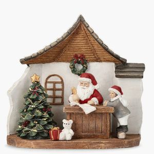 Tomte Med Önskelista Led Poly