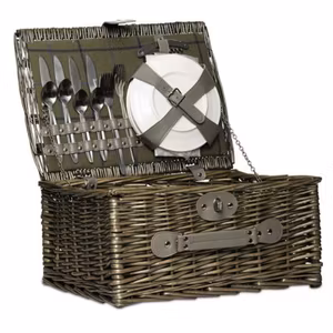 PICKNICKVÄSKA GRÅ KORG