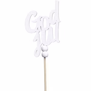 STICKS GOD JUL TRÄ VIT