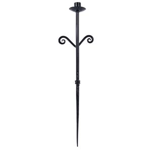 Väggljusstake Svart 50%