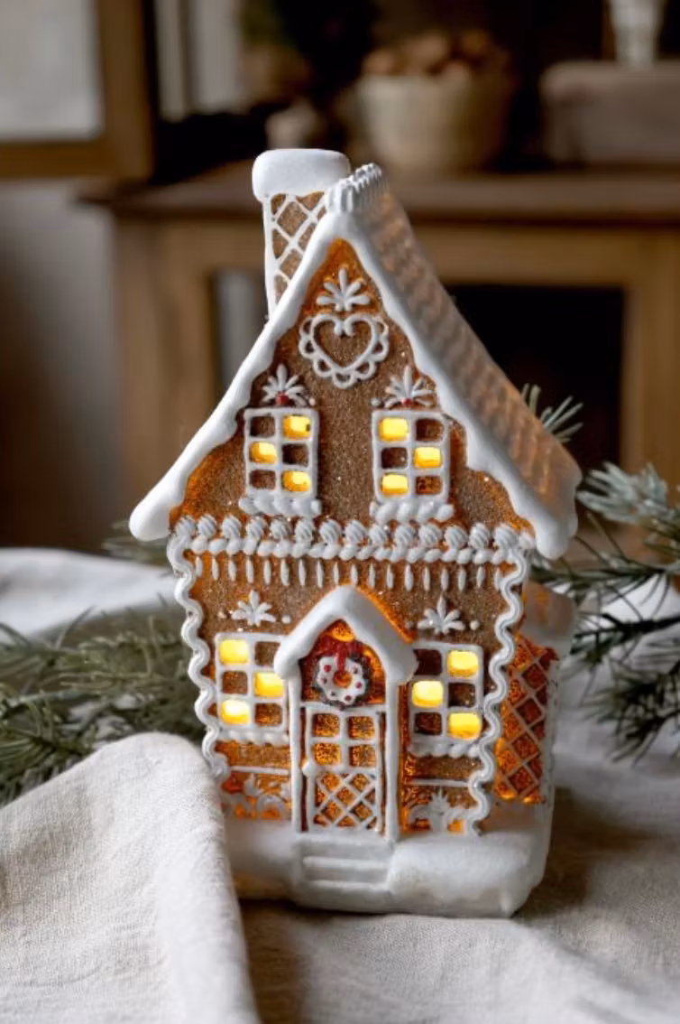 Noël Kagehus m. LED Stort