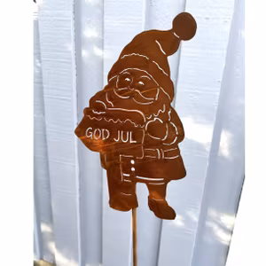 Tomte God Jul på stav