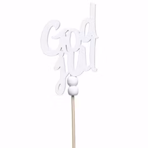 STICKS GOD JUL TRÄ VIT