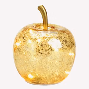 Glasäpple med Ledbelysning