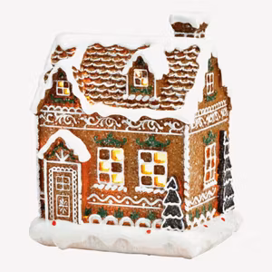 Pepparkakshus med Led