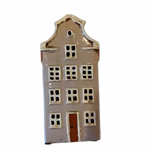 Keramik hus gammalrosa