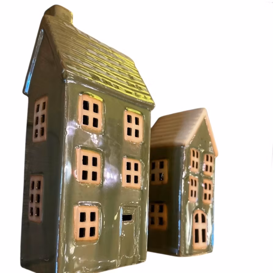 Keramik hus Dovgrön 2 St