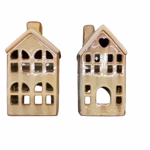 Keramik Hus Sand 2 St