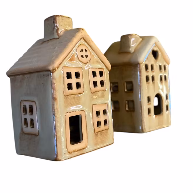 Keramik Hus Sand 2 St