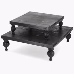 Piedestalbord Tanya Svart 2st