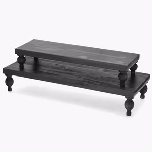 Piedestalbord Tyra Svart 2 st