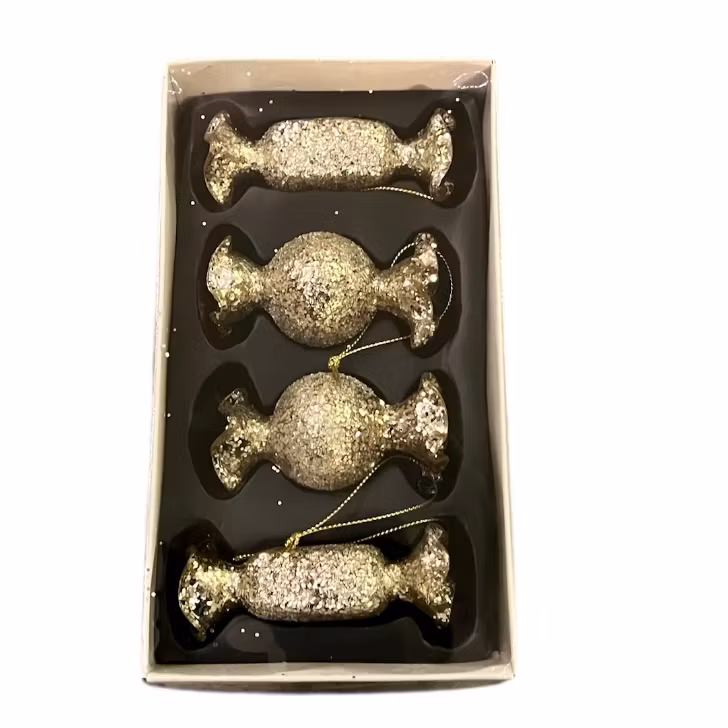 Hänge Karamell Glitter Mix 4pk