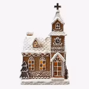 PEPPARKAKSHUS LED KYRKA