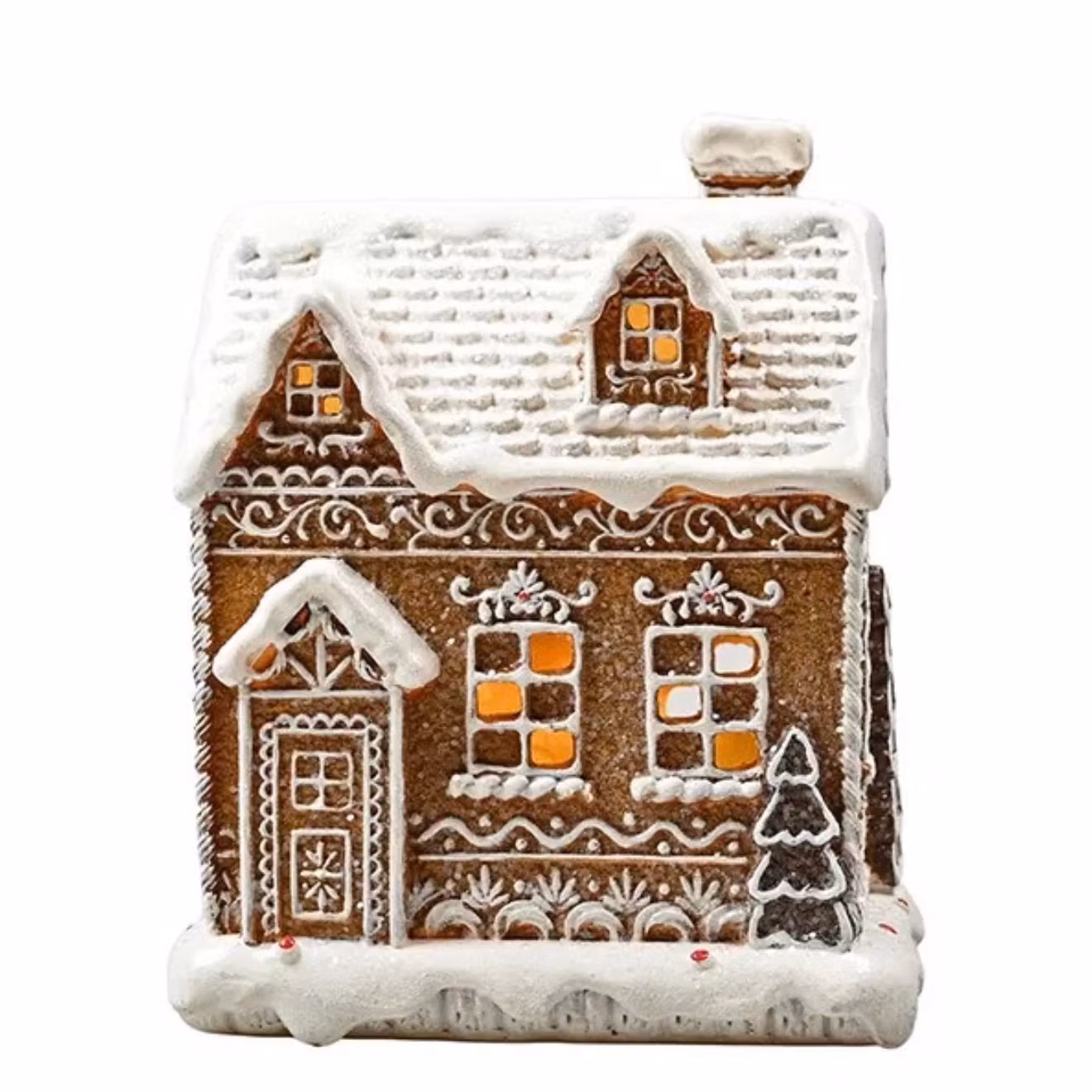 Pepparkakshus med LED