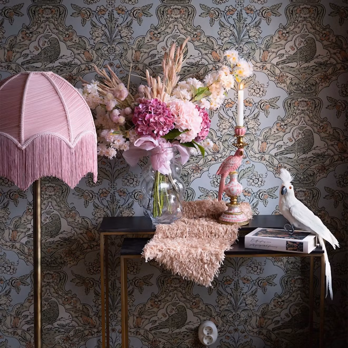 Konstväxt Tistel Rosa