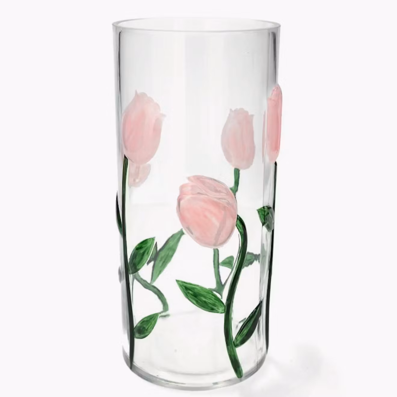 Vas Tulpaner Rosa Stor