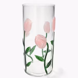 Vas Tulpaner Rosa Stor