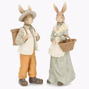 Dekoration Kaninpar Utflykt Mix 1par