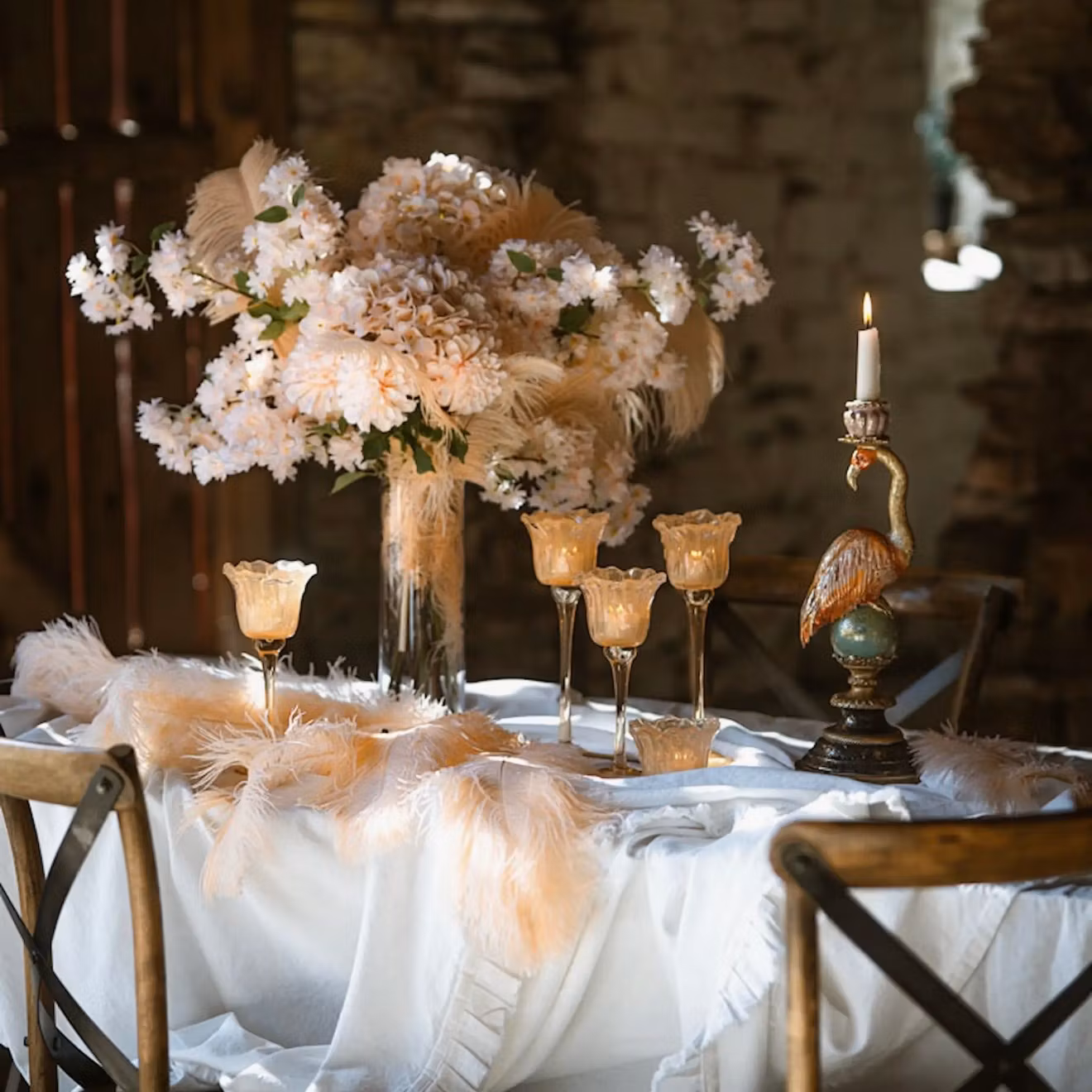 Konstväxt Hortensia Aprikos