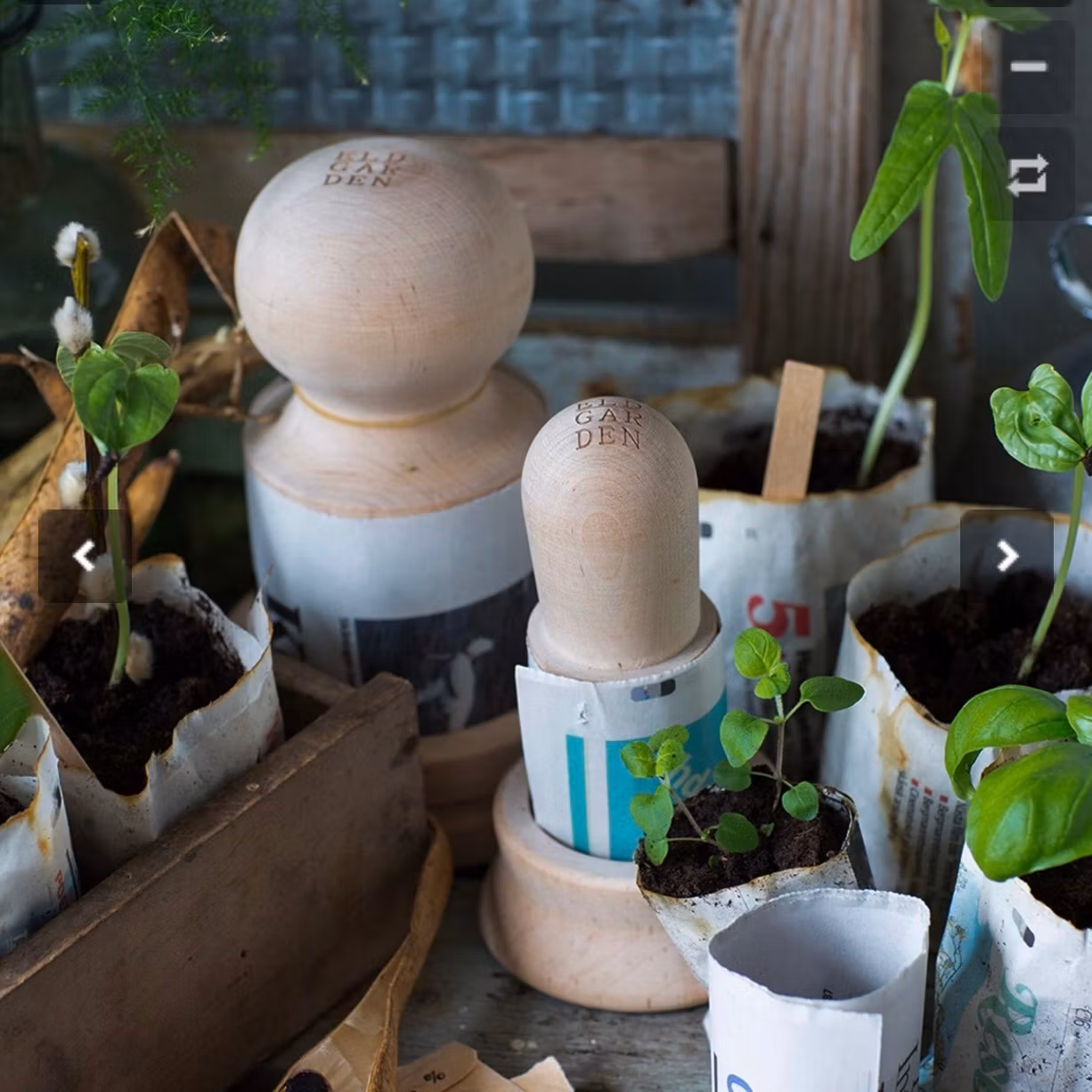 Krukmakare i trä liten