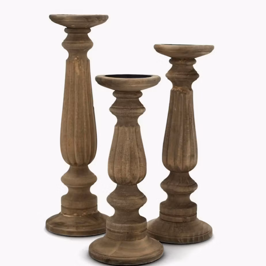 Ljusstake Blockljus Column 3st