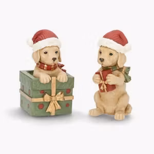 Dekoration Hund Julklappar Mix 2pk