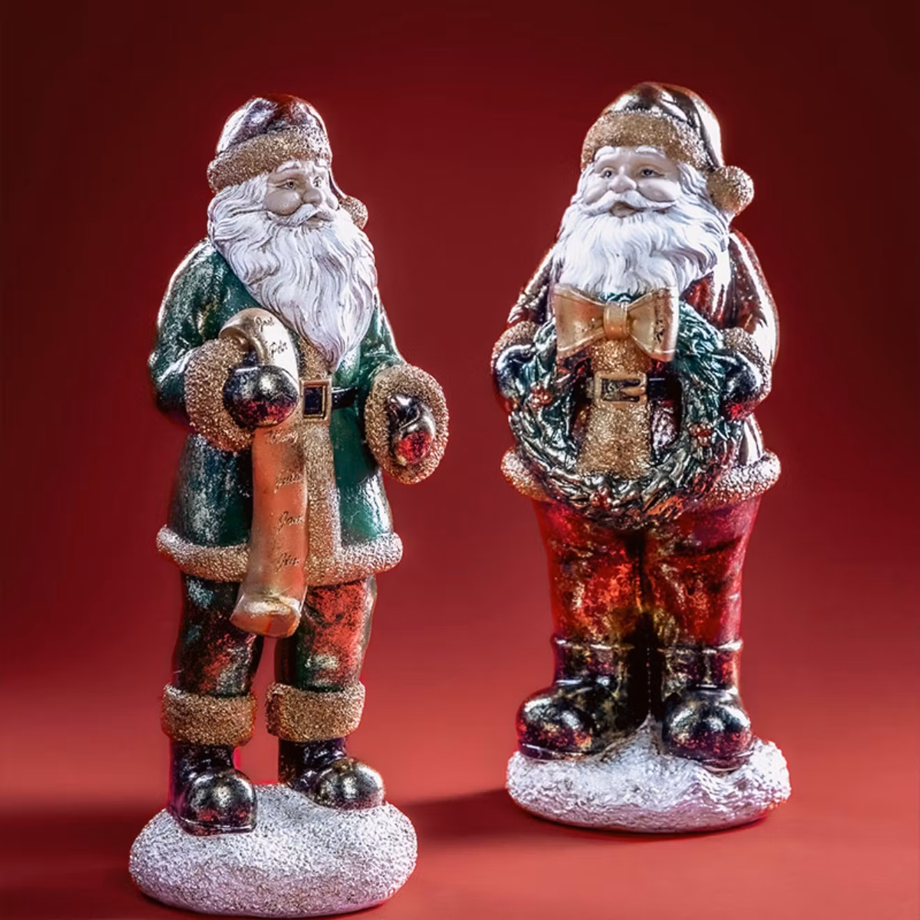 Dekoration Tomte med Krans