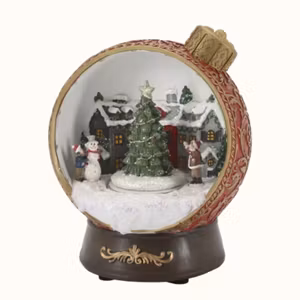 Noël Speldosa m. dekor og LED