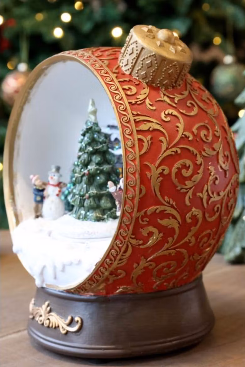 Noël Speldosa m. dekor og LED