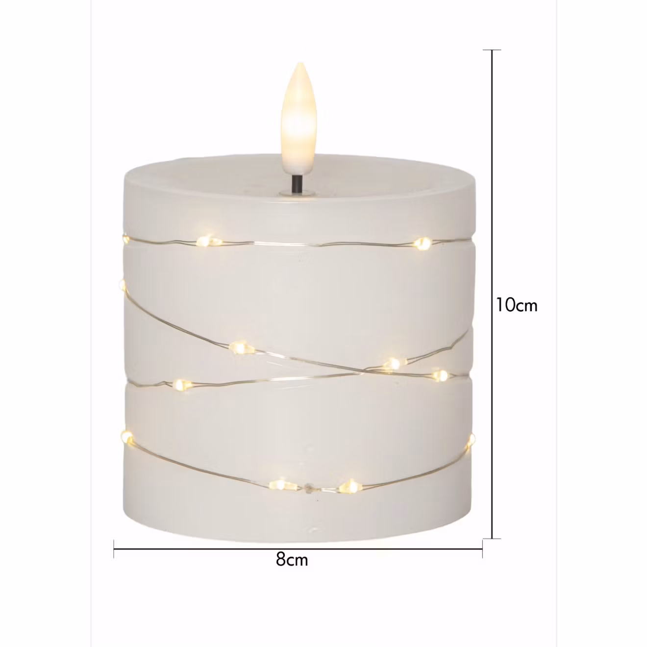 LED Blockljus Flamme Dew