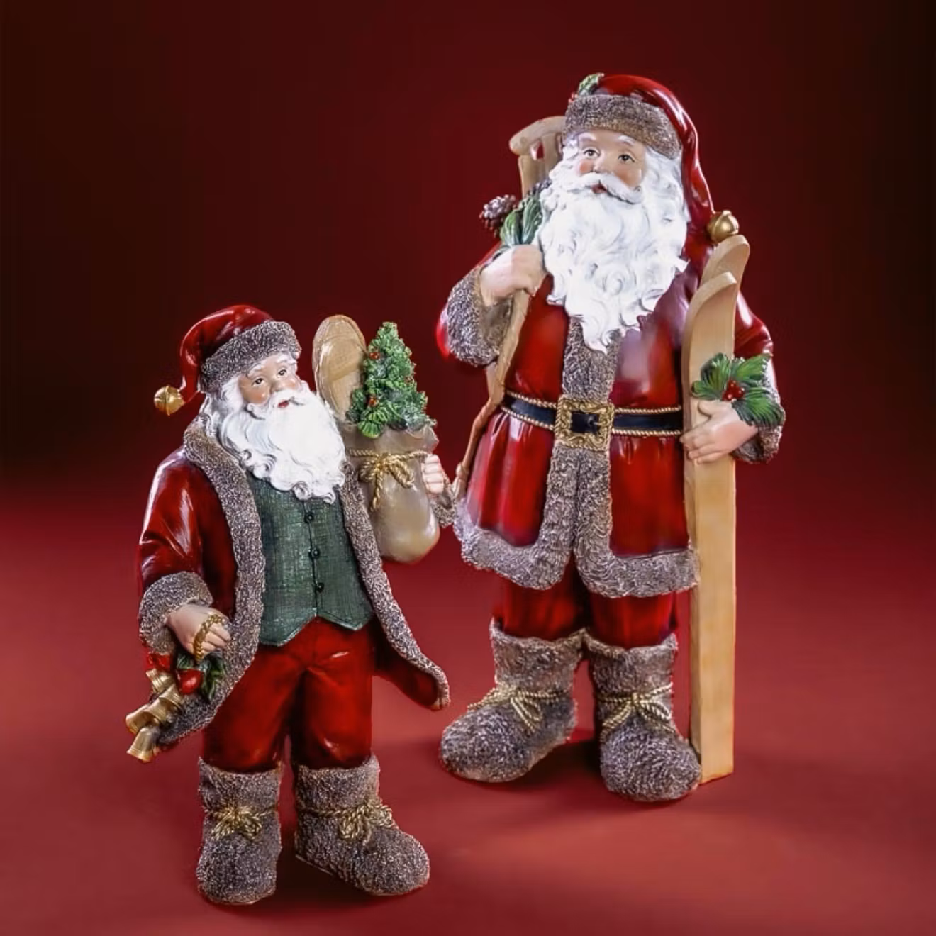 Tomte Med Skidor