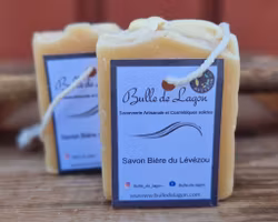 Levezou - kallrörd naturtvål med öl