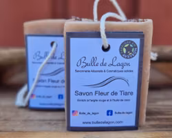 Tiare - kallrörd naturtvål med gardenia