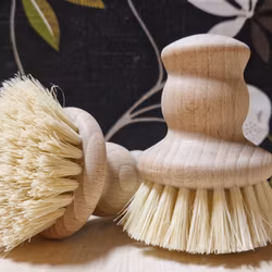 Rund diskborste med tampicofiber – för normal disk