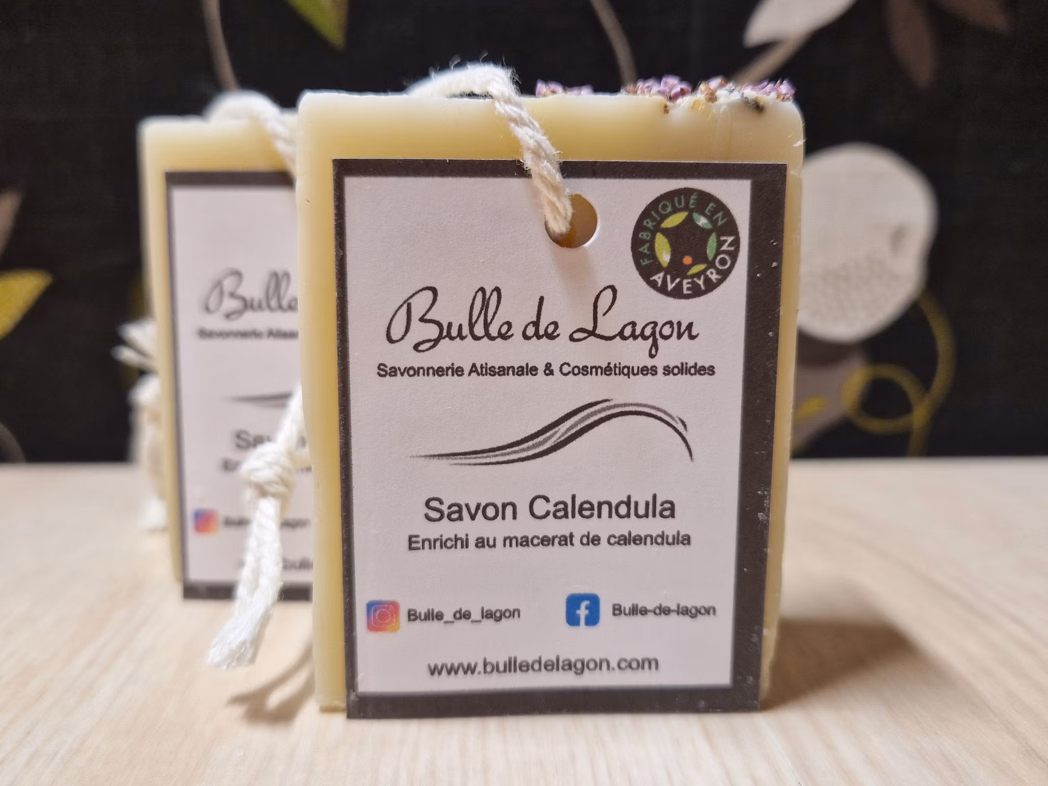 Calendula - kallrörd naturtvål med ringblomma doftfri