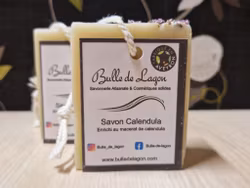 Calendula - kallrörd naturtvål med ringblomma doftfri