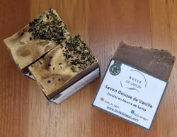 Vanille - kallrörd naturtvål med vanilj