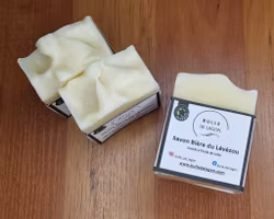 Levezou - kallrörd naturtvål med öl