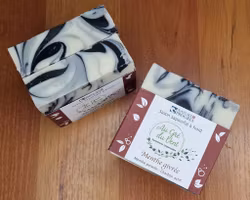 Frosted mint - ekologisk naturtvål med pepparmint och aktivt kol