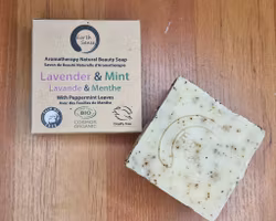 Earth sense - ekologisk naturtvål med lavendel, mynta och rivna myntablad