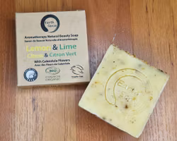 Earth sense - ekologisk naturtvål med citron, lime och ringblomsblommor