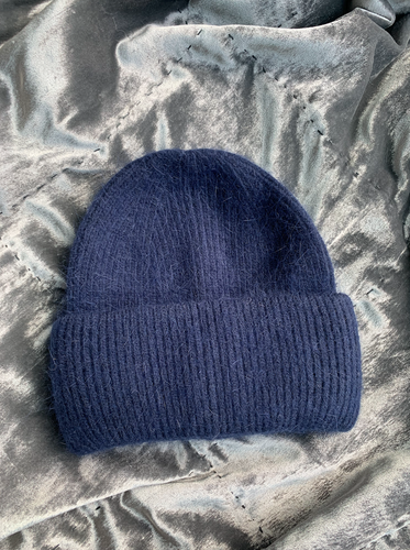 Classic beanie mörkblå