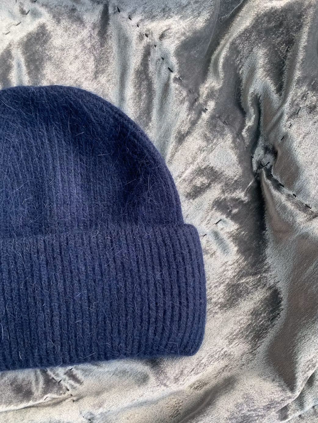 Classic beanie mörkblå