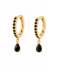 Black drop hoops
