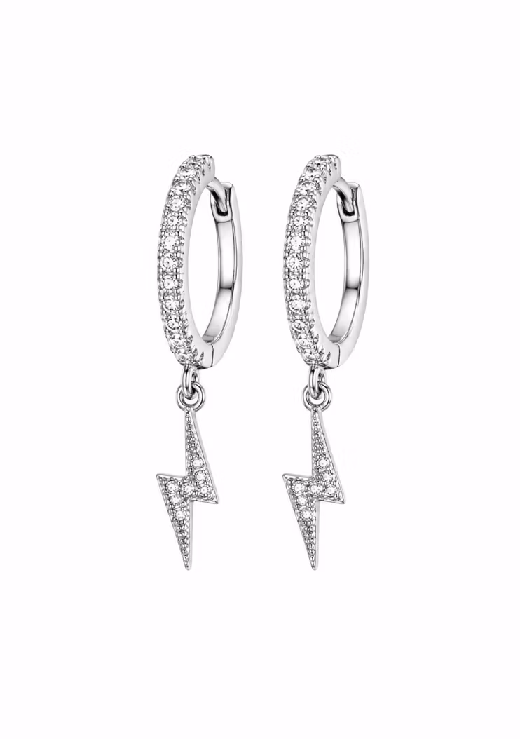 Flash glitter hoops