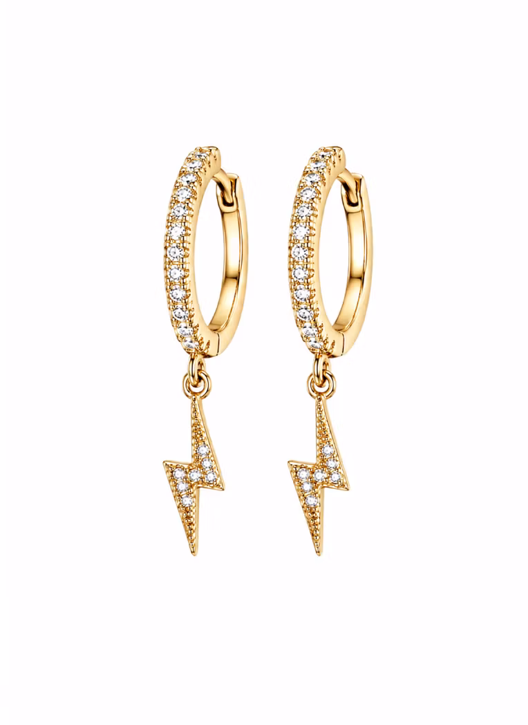 Flash glitter hoops
