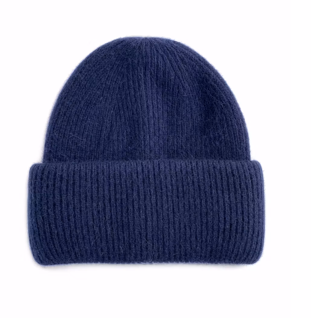 Classic beanie mörkblå
