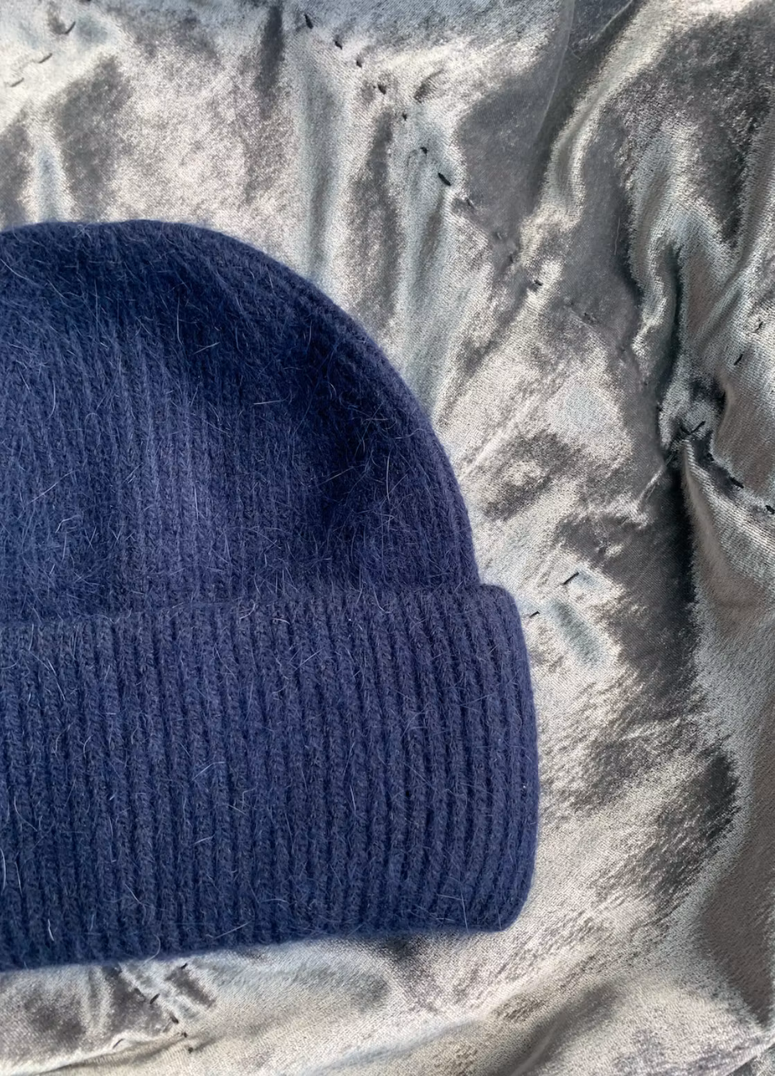 Classic beanie mörkblå