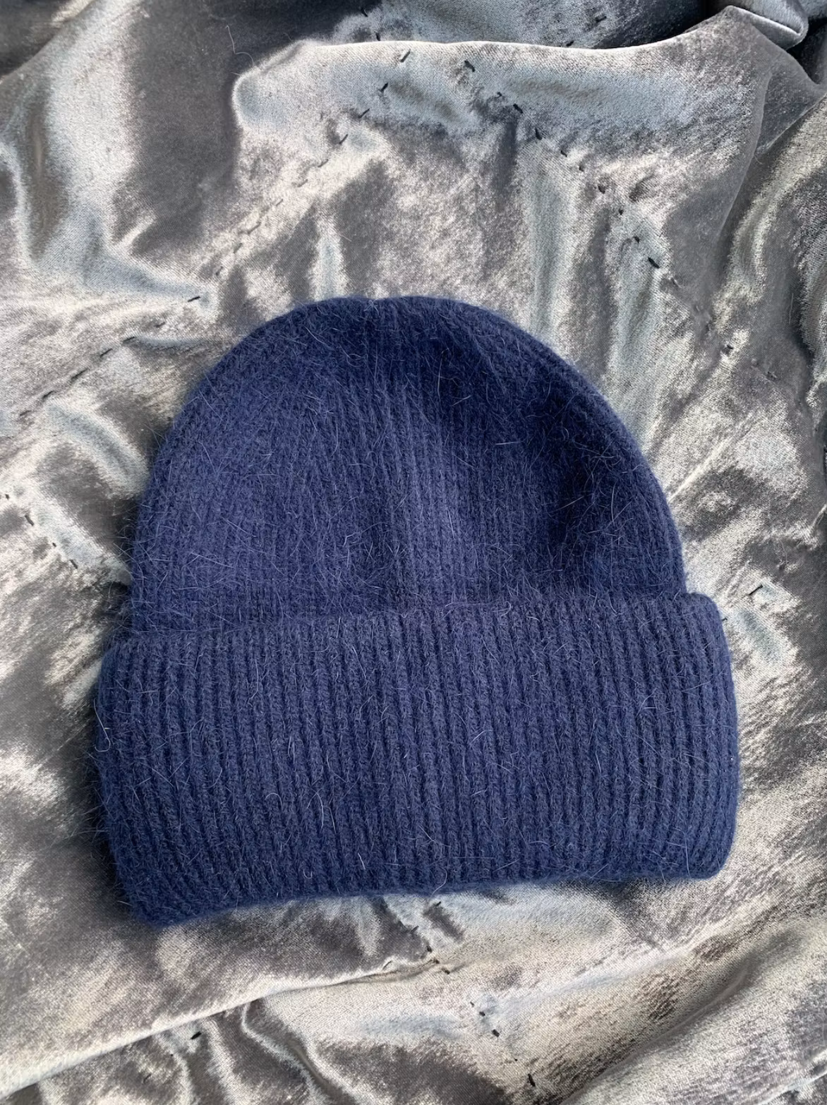 Classic beanie mörkblå